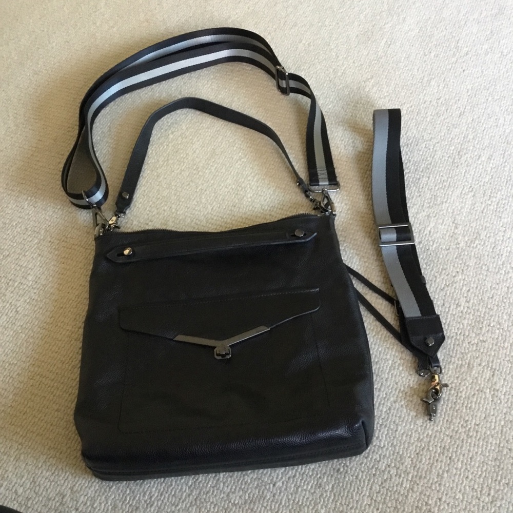 Botkier Black Leather Men's Shoulder Bag